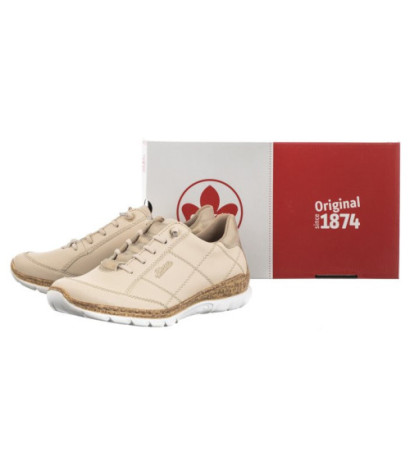 Rieker Beżowe N4268-60 Beige (RI156-a) batai
