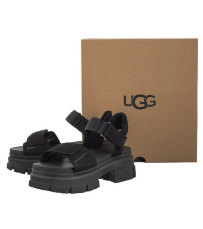 UGG W Ashton Ankle 1136764 BLK (UA109-a) sandalai
