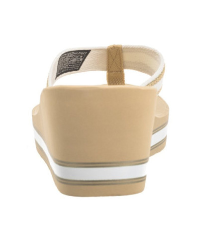 Tommy Hilfiger Hilfiger Wedge Beach Sandal Hervest Wheat FW0FW07903 ACR (TH1059-b) šlepetės