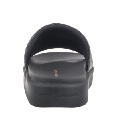 Tommy Hilfiger TH Platform Pool Slide Black FW0FW07855 BDS (TH1061-a) Moteriški batai/šlepetės