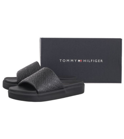 Tommy Hilfiger TH Platform Pool Slide Black FW0FW07855 BDS (TH1061-a) Moteriški batai/šlepetės