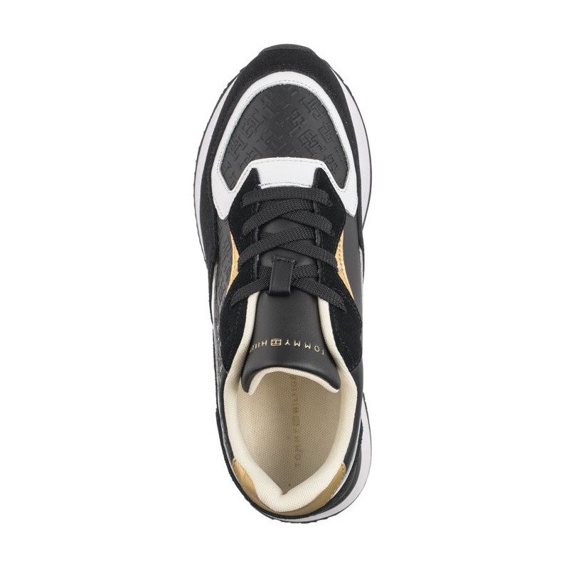 Tommy Hilfiger Lux Monogram Runner Black FW0FW07816 BDS (TH1062-a) bateliai
