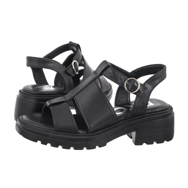 Ryłko Czarne 3MF84_Y_ _2NY (RY829-a) sandalai