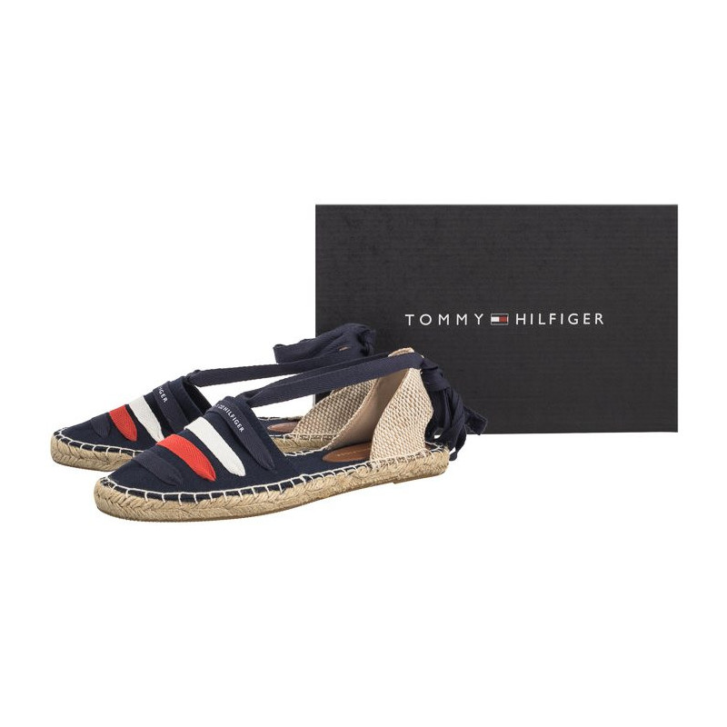 Tommy Hilfiger Flat Espadrille T3A7-33280-0890 800 Blue (TH1076-b)