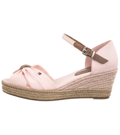 Tommy Hilfiger Basic Open Toe Mid Wedge Whimsy Pink FW0FW04785 TJQ (TH1078-b)