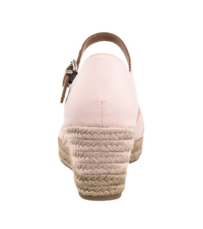 Tommy Hilfiger Basic Open Toe Mid Wedge Whimsy Pink FW0FW04785 TJQ (TH1078-b) batai