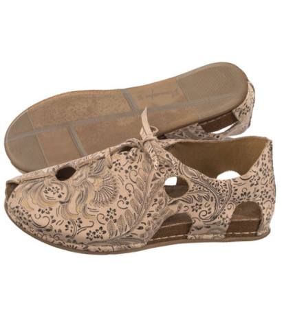 Maciejka Beżowe/Złote 06431-02/00-6 (MA1178-c) batai