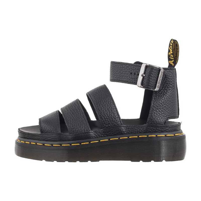 Dr. Martens Clarissa II Quad Milled Nappa Black 24476001 (DR79-a) sandalai