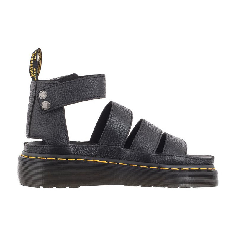 Dr. Martens Clarissa II Quad Milled Nappa Black 24476001 (DR79-a) sandalai