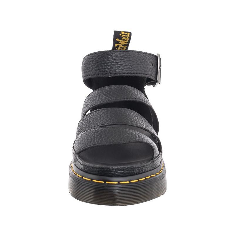 Dr. Martens Clarissa II Quad Milled Nappa Black 24476001 (DR79-a) sandalai