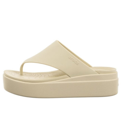 Crocs Brooklyn Flip Bone 208727-2Y2 (CR312-a) šlepetės