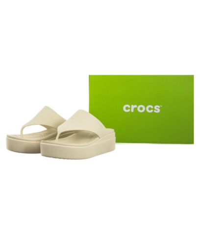 Crocs Brooklyn Flip Bone 208727-2Y2 (CR312-a) bateliai