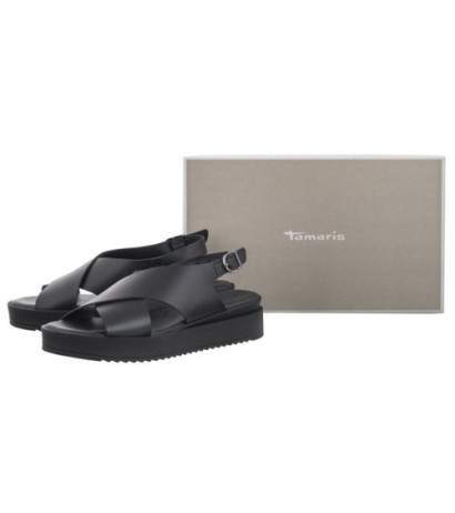 Tamaris Czarne 1-28231-42 001 Black (TM480-a) sandalai