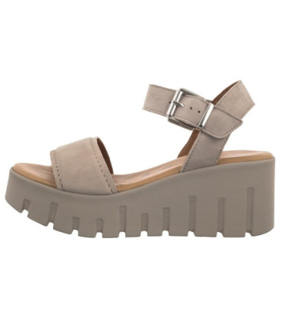 Tamaris Beżowe 1-28712-42 378 Taupe Suede (TM481-b)