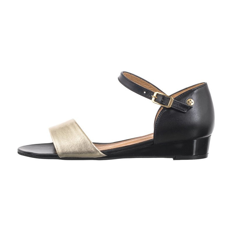 Maciejka Czarne+Złoto 06486-20/00-1 (MA1189-b) sandalai