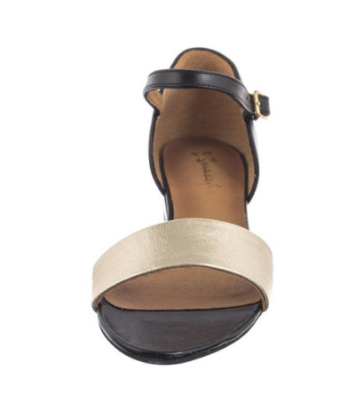 Maciejka Czarne+Złoto 06486-20/00-1 (MA1189-b) sandalai