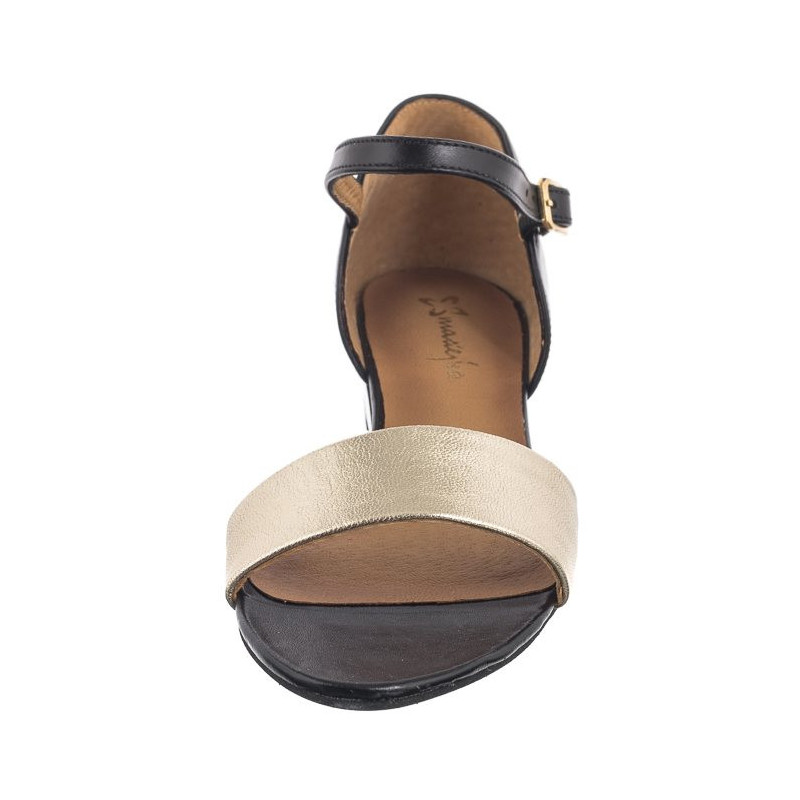 Maciejka Czarne+Złoto 06486-20/00-1 (MA1189-b) sandalai