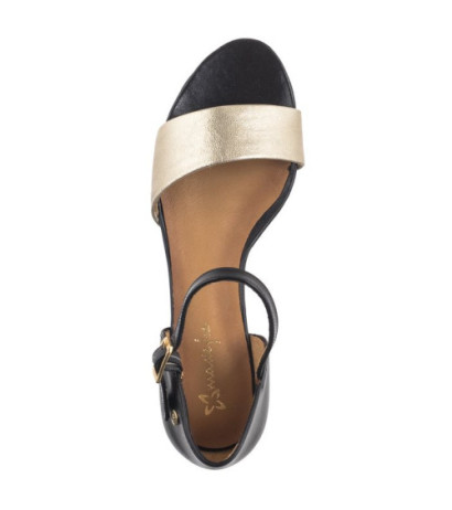 Maciejka Czarne+Złoto 06486-20/00-1 (MA1189-b) sandalai