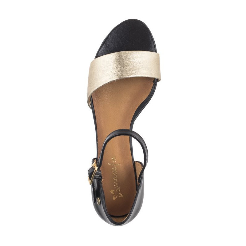 Maciejka Czarne+Złoto 06486-20/00-1 (MA1189-b) sandalai