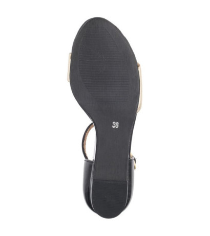Maciejka Czarne+Złoto 06486-20/00-1 (MA1189-b) sandalai