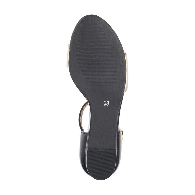 Maciejka Czarne+Złoto 06486-20/00-1 (MA1189-b) sandalai