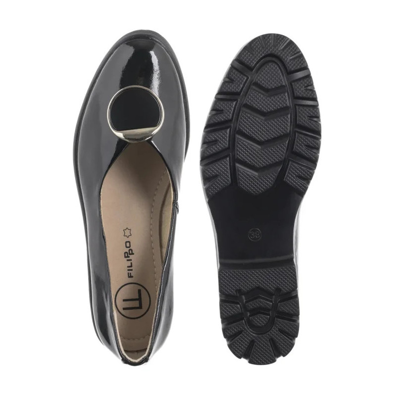 Filippo Czarne DP4569/24 BK L (FO77-b) batai