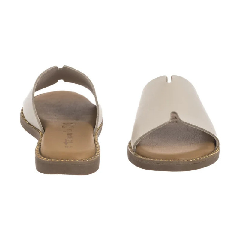 Tamaris Beżowe 1-27135-42 418 Ivory (TM484-c) Moteriški batai/šlepetės
