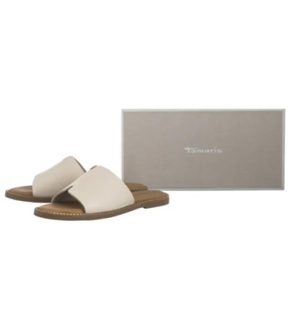 Tamaris Beżowe 1-27135-42 418 Ivory (TM484-c) Moteriški batai/šlepetės