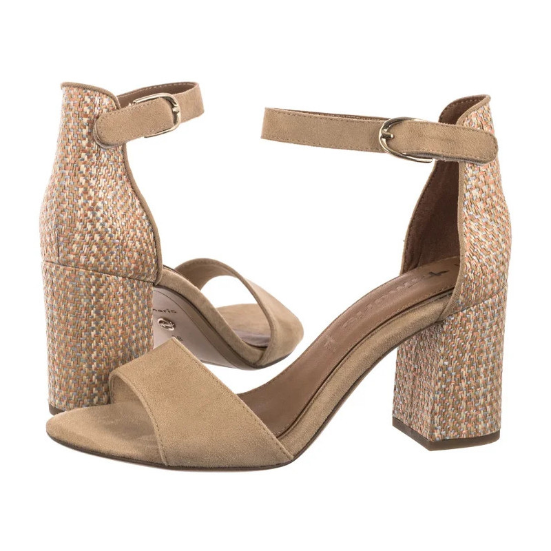 Tamaris Beżowe 1-28356-42 445 Tan Comb (TM482-b) sandalai