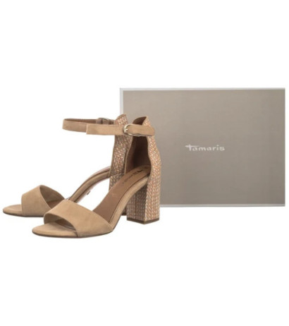 Tamaris Beżowe 1-28356-42 445 Tan Comb (TM482-b) sandalai