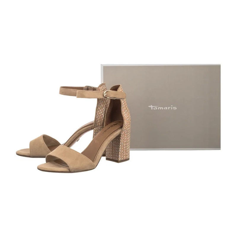 Tamaris Beżowe 1-28356-42 445 Tan Comb (TM482-b) sandalai