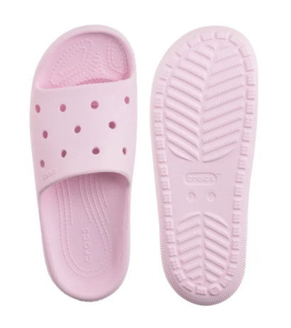 Crocs Classic Slide V2 Pink Milk 209401-6ZW (CR325-c) Moteriški batai/šlepetės