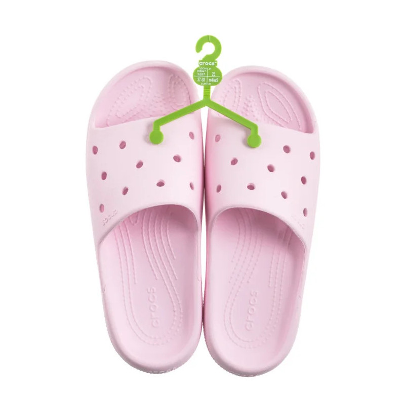 Crocs Classic Slide V2 Pink Milk 209401-6ZW (CR325-c) Moteriški batai/šlepetės