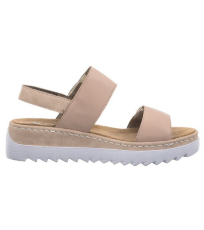Rieker Różowe V4475-31 Pink (RI166-a) sandalai