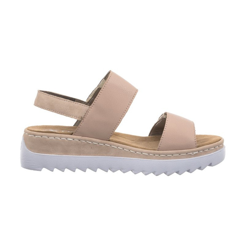 Rieker Różowe V4475-31 Pink (RI166-a) sandalai