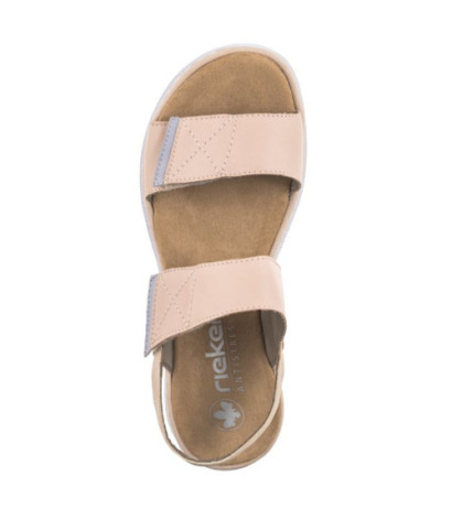 Rieker Różowe V4475-31 Pink (RI166-a) sandalai