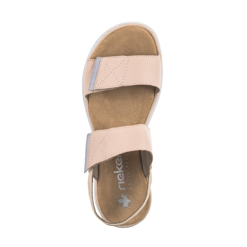 Rieker Różowe V4475-31 Pink (RI166-a) sandalai