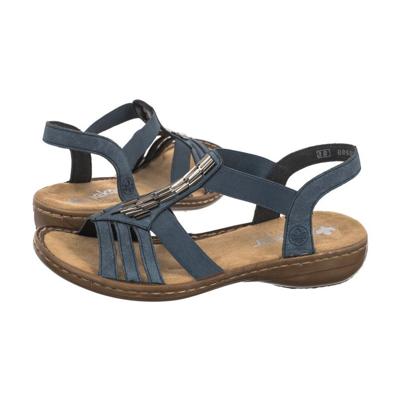 Rieker Niebieskie 60800-14 Blue (RI167-a) sandalai