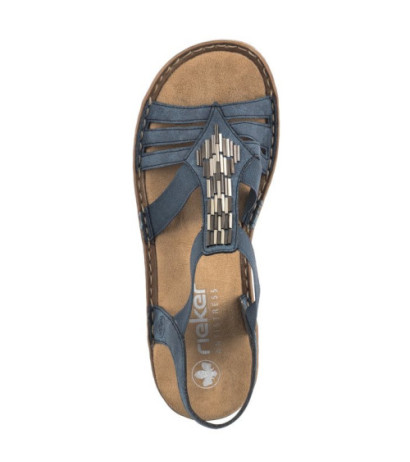 Rieker Niebieskie 60800-14 Blue (RI167-a) sandalai