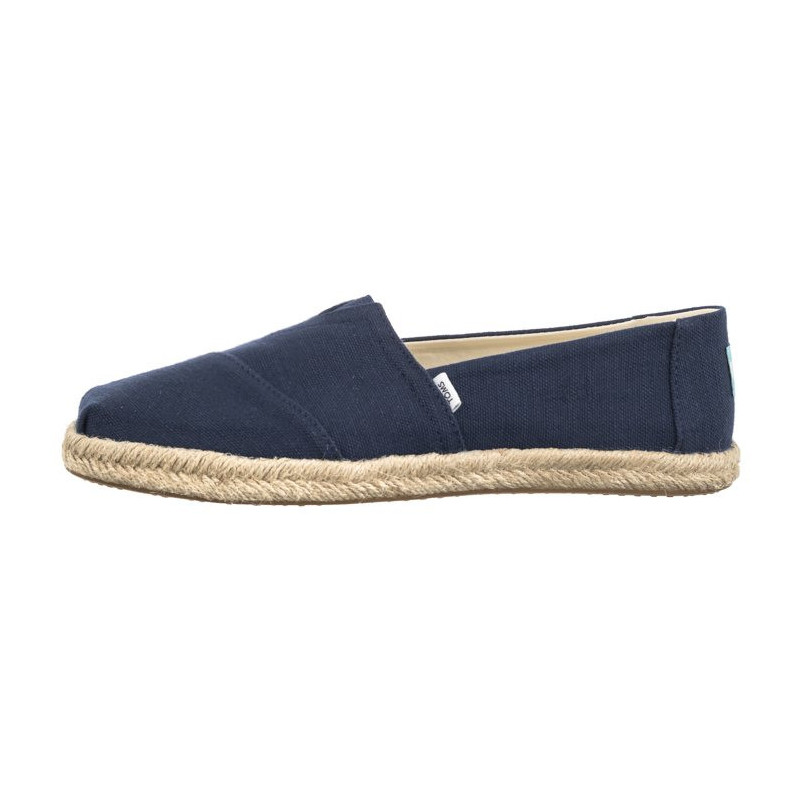 Toms Alpargata Rope Navy Recycled Cotton Slubby Woven 10019674 (TS45-a) sportiniai bateliai