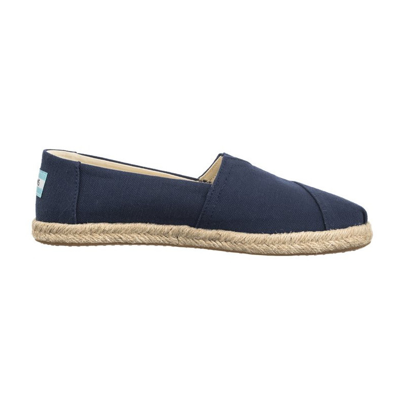 Toms Alpargata Rope Navy Recycled Cotton Slubby Woven 10019674 (TS45-a) sportiniai bateliai
