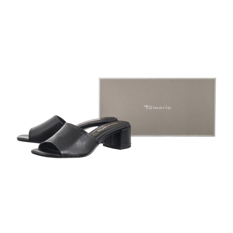Tamaris Czarne 1-27204-42 001 Black (TM485-a) Moteriški batai/šlepetės