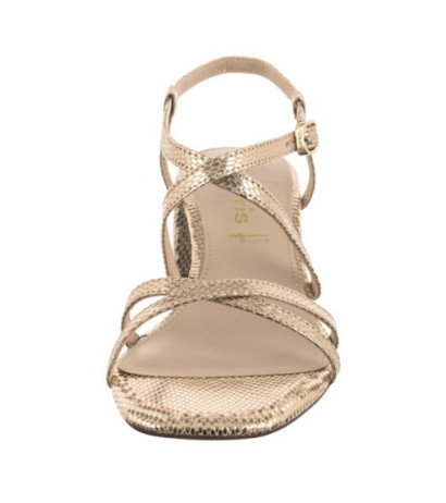 Tamaris Złote 1-28204-42 968 Lt Gold Struct (TM486-a) sandalai