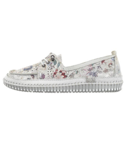 Venezia Białe w Kwiaty 400157 White Pri (VE765-a) batai