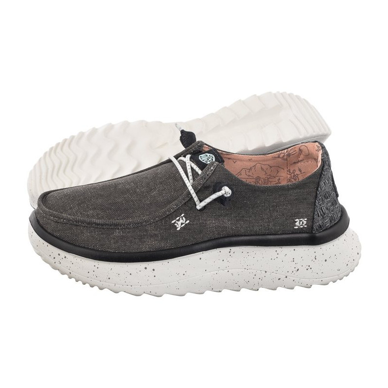 Hey Dude Wendy Peak Chambray Black 40255-001 (HY15-a) batai