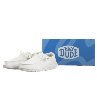 Hey Dude Wendy Slub Canvas White 40063-100 (HY16-a) batai