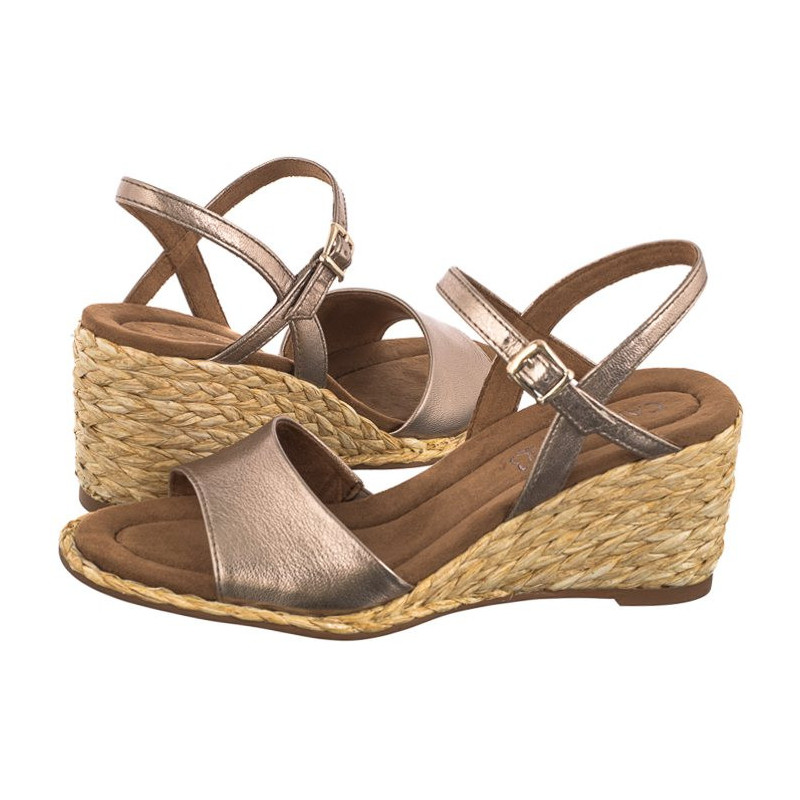 Caprice Złote 9-28307-42 341 Taupe Metallic (CP408-a)