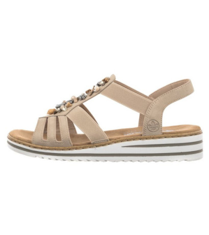 Rieker Beżowe V0649-62 Beige (RI177-a)