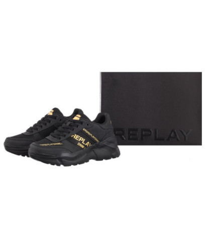 Replay Vanessa Tape GWS7Z.000.C0007S RS7Z0007S 0006 Black/Gold (RP18-a) sportiniai bateliai