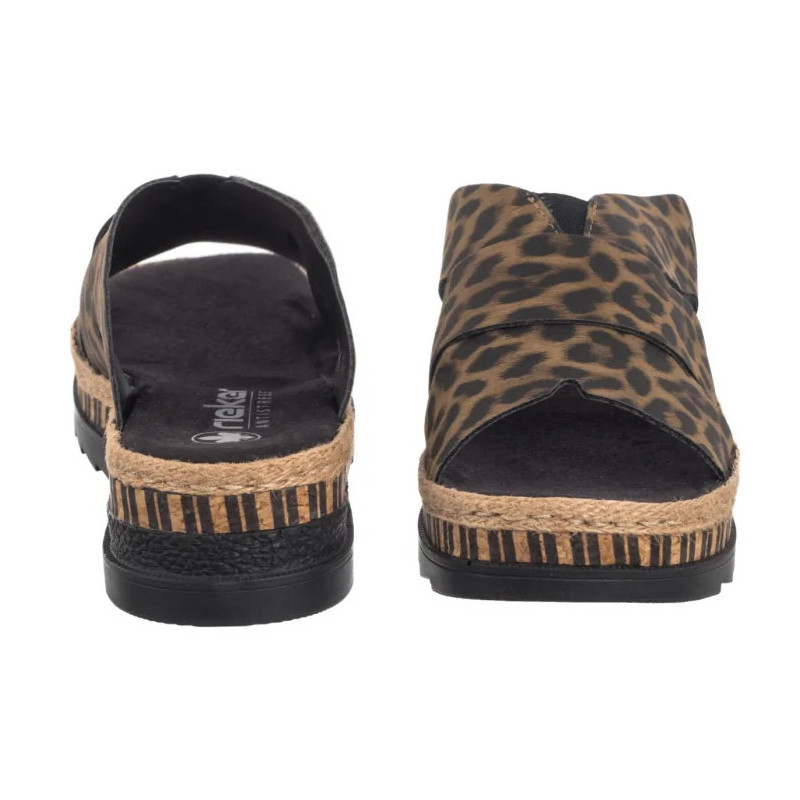 Rieker Brązowe Panterka V7989-90 Multi (RI164-d) batai